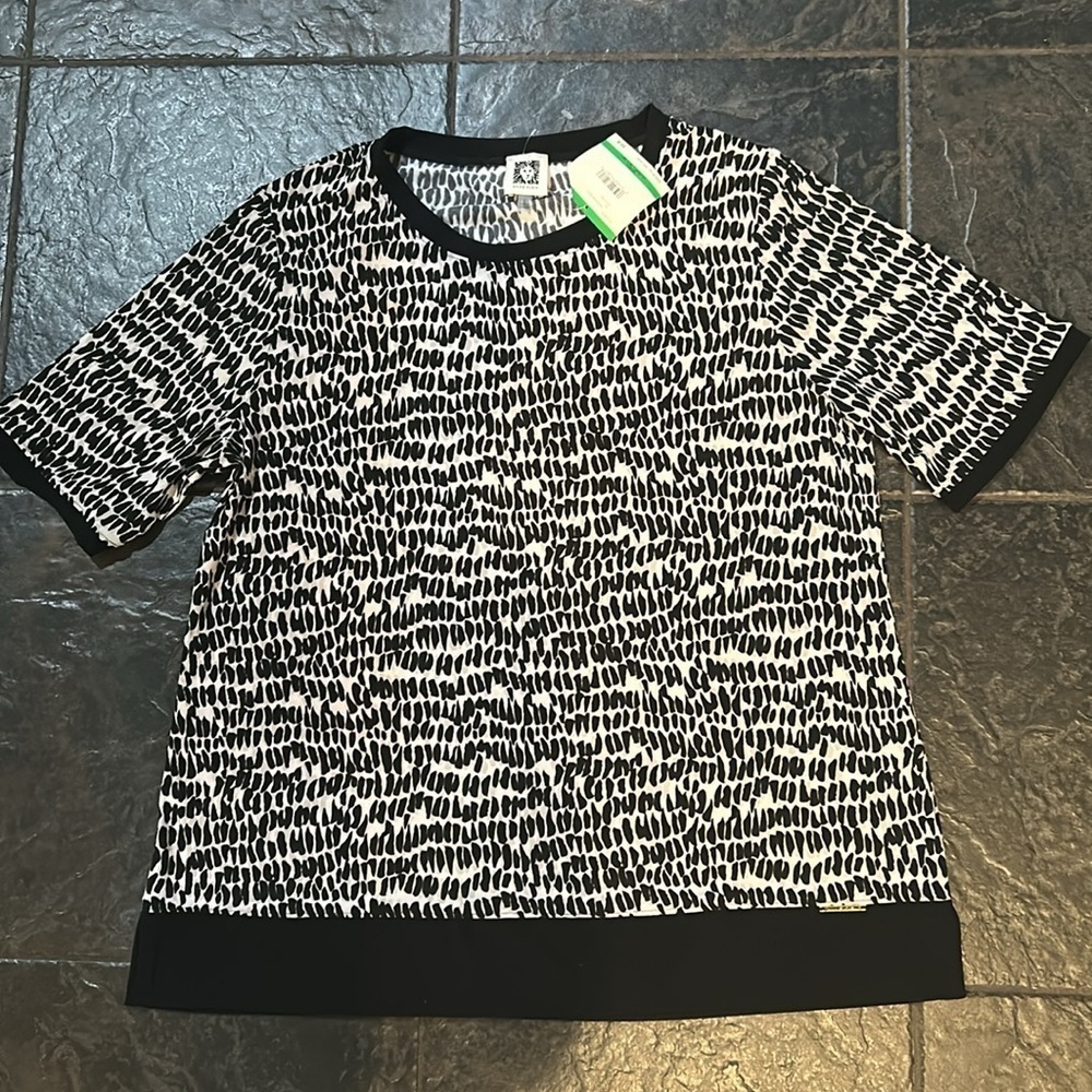 NWT Anne Klein short sleeved size Large - Picture 5 of 7